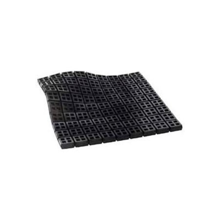 MASON INDUSTRIES Easy Cut Waffle Pad - Neoprene Rubber 8" X 8" X 3/4" 8X8SWN